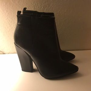 Lulus Black Booties to go out!!